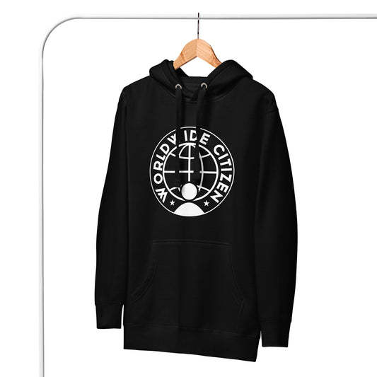 BLACK N WHITE UNISEX HOODIE