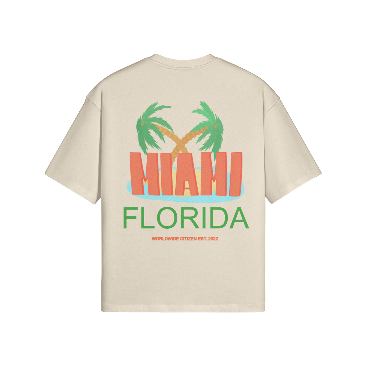 OVERSIZED MIAMI FL TEE