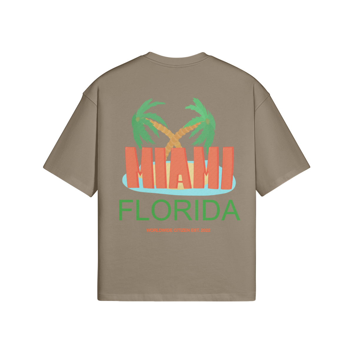 OVERSIZED MIAMI FL TEE