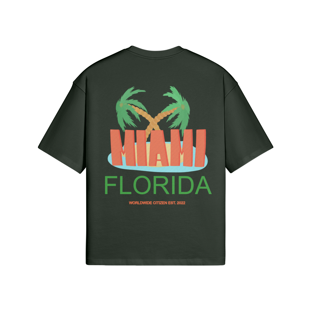 OVERSIZED MIAMI FL TEE